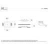 4248A 9010 incasso sottile per cartongesso