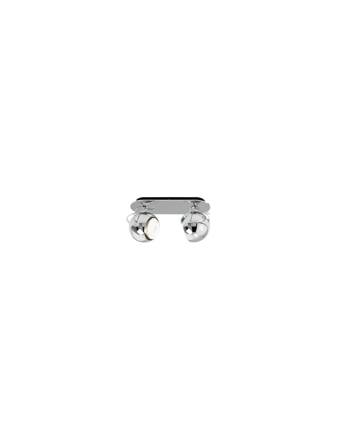 Fabbian Beluga Steel D57 G19 da soffitto