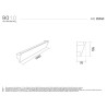 9010 2634D profilo cornice per strisce led