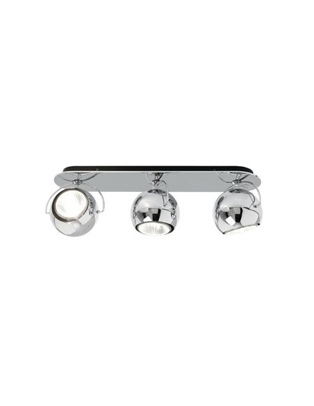 Fabbian Beluga Steel D57 G21 applique interno - plafoniera parete -  plafoniera da muro