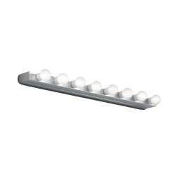 Ideal Lux Privè AP8, applique pour miroir de salle de bains, couleur chrome