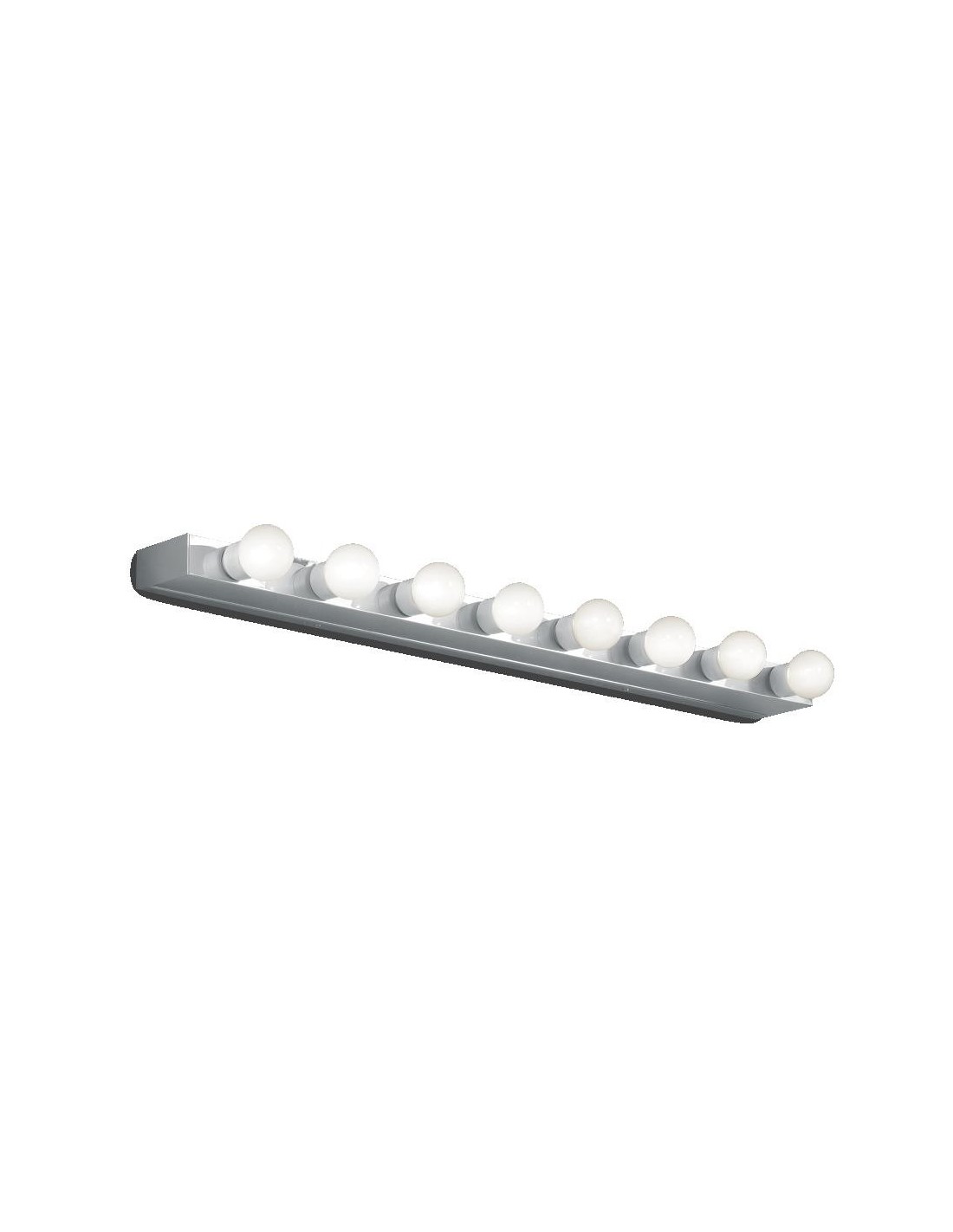 Ideal Lux Privè AP8, applique pour miroir de salle de bains, couleur chrome