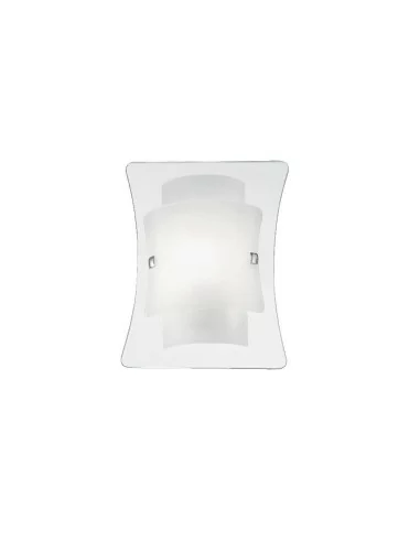 Ideal Lux Triplo AP1 lampada da parete con diffusore in triplo vetro E27 60W