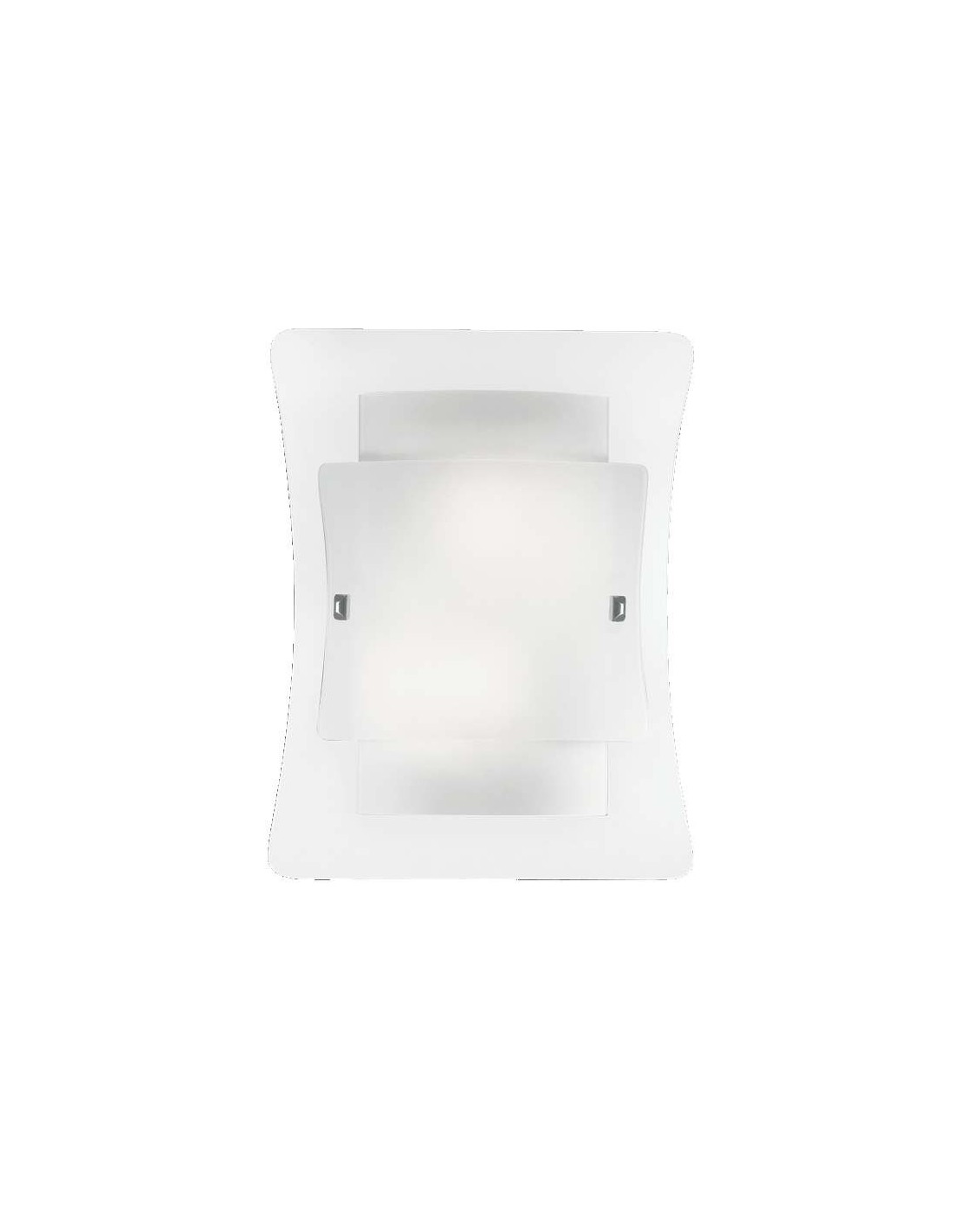 Ideal Lux Triplo AP2 lampada da parete con diffusore in triplo vetro  E27 60W
