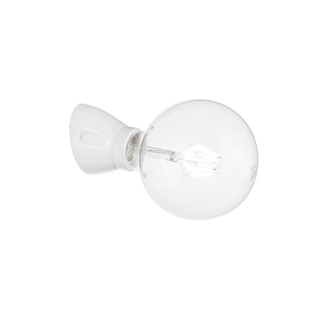 Ideal Lux Winery AP1 : applique murale classique en céramique émaillée, E27, 60 W