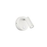 Applique-spot LED Ideal Lux Page AP1 Round, finition laquée mate