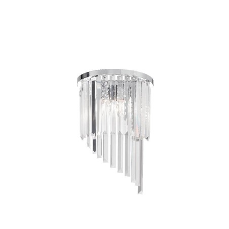 Applique classique en cristal Ideal Lux Carlton AP3, E14, 40 W