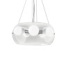 Ideal Lux Audi-10 SP5 : lustre suspendu à LED en verre soufflé