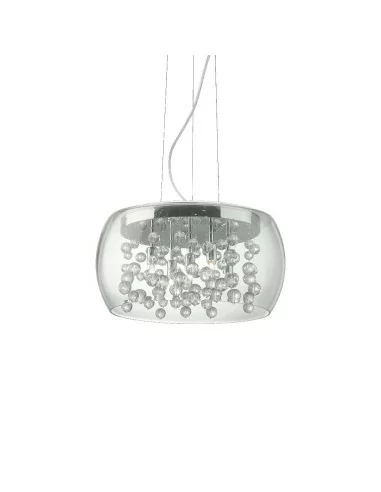 Ideal Lux Audi-80 SP5 lampadario moderno soggiorno in vetro soffiato G9