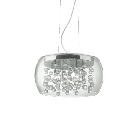 Ideal Lux Audi-80 SP5 lampadario moderno soggiorno in vetro soffiato G9