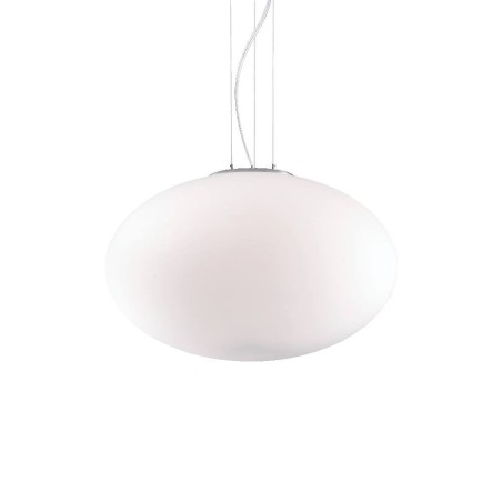 Ideal Lux Candy SP1 D50 lampadario sospensione moderno in vetro soffiato bianco E27 60W