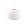 Ideal Lux Candy SP1 D50 lampadario sospensione moderno in vetro soffiato bianco E27 60W