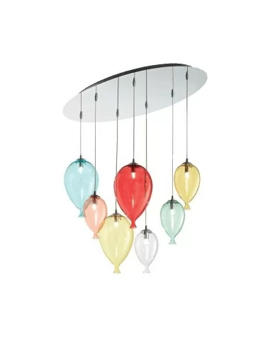Ideal Lux Clown SP7 lampadario moderno...