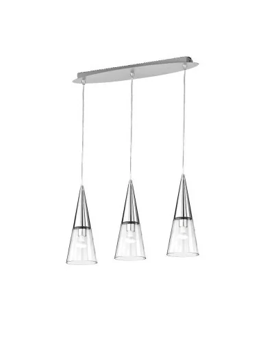 Ideal Lux Cono SP3 lampadario cucina moderna a 3 luci E14 40W