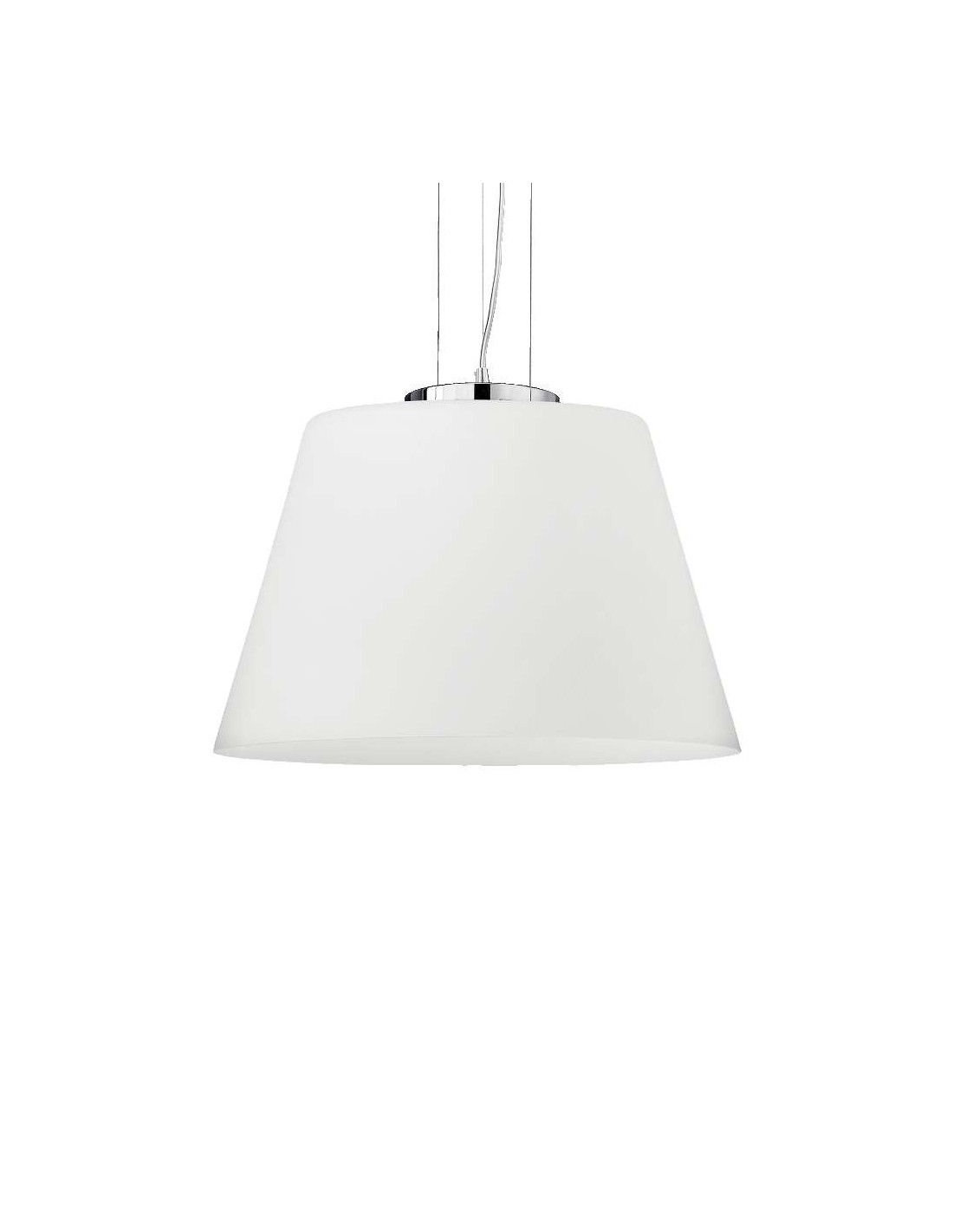 Ideal Lux Cylinder SP1, lustre moderne en verre soufflé