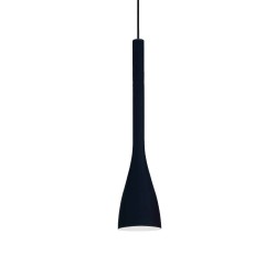 Ideal Lux Flut SP1 Small : lustre moderne en verre soufflé et dépoli, E14, 40 W