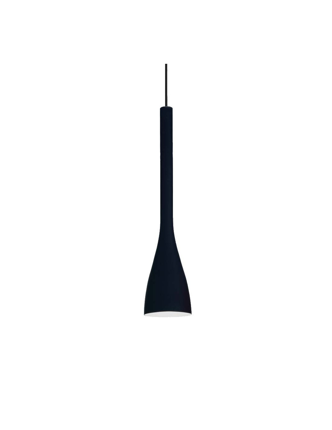 Ideal Lux Flut SP1 Small lampadario moderno in vetro soffiato e acidato E14 40W