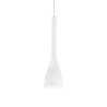 Ideal Lux Flut SP1 Small lampadario moderno in vetro soffiato e acidato E14 40W