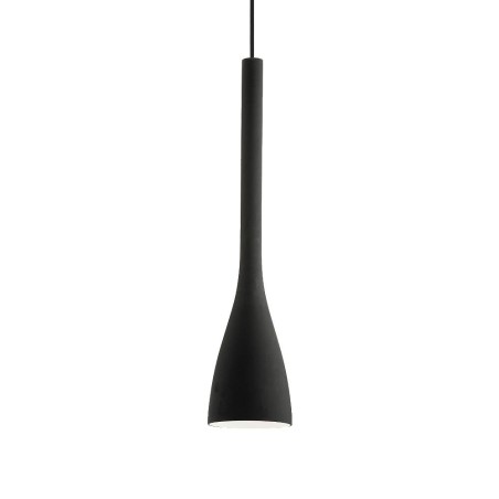 Ideal Lux Flut SP1 Big : lustre moderne en verre soufflé et dépoli, E27, 60 W