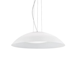 Ideal Lux Lena SP3 D64 : lustre moderne en verre, E27, 60 W