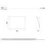 9010 2304 applique da parete