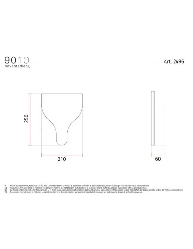 9010 2496 applique led design