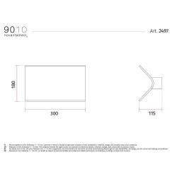 9010 2497 applique di design doppia emissione