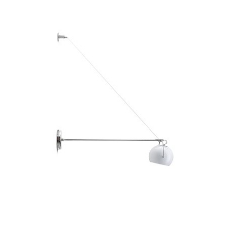 Fabbian Beluga White D57 D07 moderno applique da parete design, applique moderne salotto, lampade da parete moderne