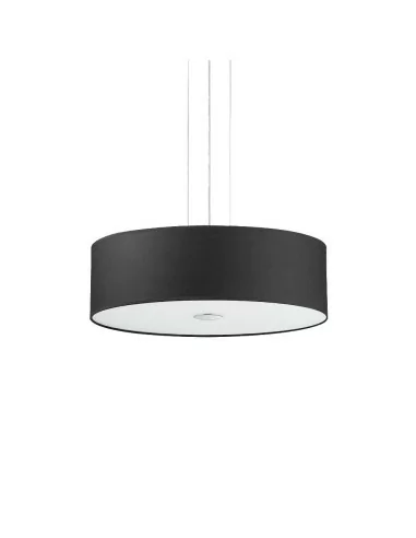Ideal Lux Woody SP4 lampadario moderno soggiorno con paralume in pvc E27 60W