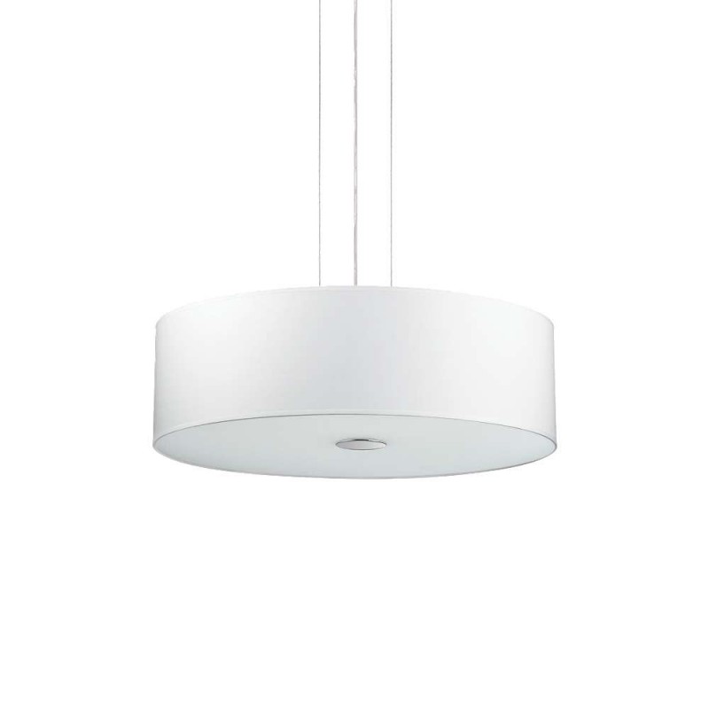Ideal Lux Woody SP4  lampadario moderno soggiorno con paralume in pvc E27 60W