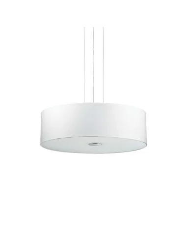 Ideal Lux Woody SP4 lampadario moderno soggiorno con paralume in pvc E27 60W