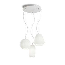 Ideal Lux Origami SP3 : lustre moderne pour le salon et la cuisine