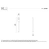 9010 2516D FORK applique di design ceramica
