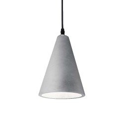 Ideal Lux Oil-2 SP1 : lustre moderne avec diffuseur en béton  E27 15 W