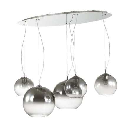 Ideal Lux Nemo Plus SP5 lampadario moderno 5 luci E27 60W cucina e soggiorno