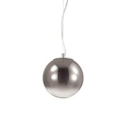 Ideal Lux Mapa SP1 D30 : lustre moderne en verre, douille E27, 60 W