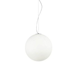 Ideal Lux Mapa SP1 D40 : suspension moderne en verre, douille E27, 60 W
