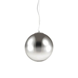 Ideal Lux Mapa SP1 D40 : suspension moderne en verre, douille E27, 60 W