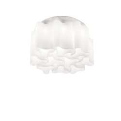 Ideal Lux Compo PL10 plafoniera moderna in vetro soffiato E27 60W