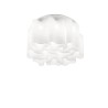 Ideal Lux Compo PL10 : plafonnier moderne en verre soufflé, E27, 60 W