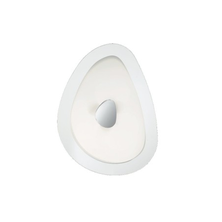 Ideal Lux Geko PL4 plafoniera moderna soffitto con vetro serigrafato bianco E27 60W