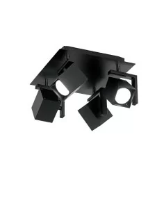 Ideal Lux Mouse PL4 plafoniera con faretti diffusori orientabili GU10