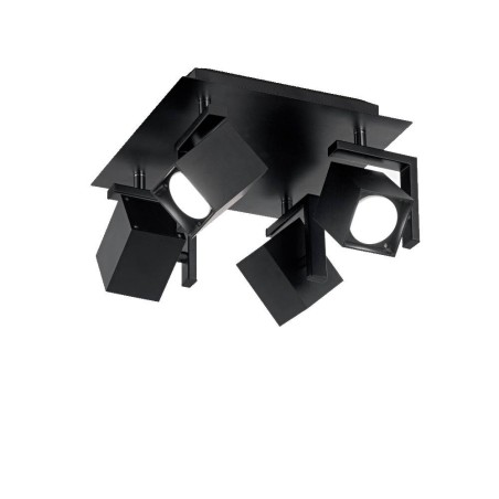 Ideal Lux Mouse PL4 plafoniera con faretti diffusori orientabili GU10