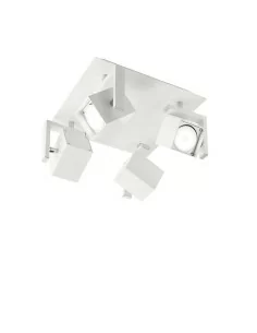 Ideal Lux Mouse PL4 plafoniera con faretti diffusori orientabili GU10