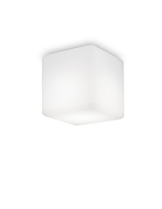 Ideal Lux Luna PL1 Medium plafoniera per esterni in materiale plastico opale E27 42W