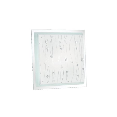 Ideal Lux Ocean PL2 plafoniera design moderno per soggiorno E27 60W