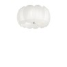 Ideal Lux Ovalino PL5 : plafonnier moderne design en verre, E27, 60 W