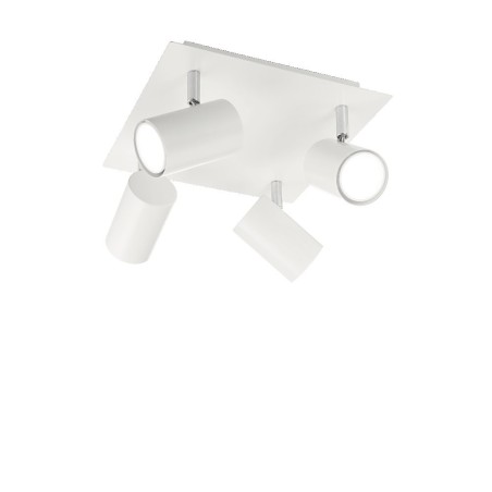 Ideal Lux Spot PL4 plafoniera faretti a 4 luci con diffusori orientabili GU10