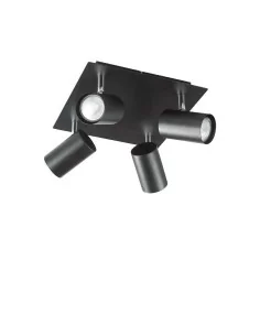Ideal Lux Spot PL4 plafoniera faretti a 4 luci con diffusori orientabili GU10