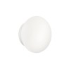 Ideal Lux Bubble PL2 plafoniera in materiale plastico bianco per esterni G9